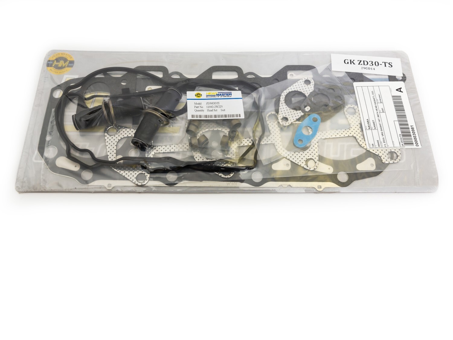 NISSAN NAVARA PATROL 3.0 ZD30 TURBO VRS GASKET KIT