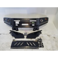 FRONT BUMPER NP300 - IRON MAN BRAND WINCH COMPATABLE COMPLETE WITH BRACKETS/BOLTS
