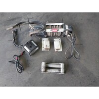 Warn 12.0Xe Fan Cooled Steel Cable Winch With All Wiring And Winch Guide