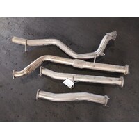 Toyota Hilux Kun26r, 3.0 Turbo Diesel, Full 3 Inch Stainless Turbo Back Catless Exhaust System - See Description