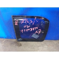 Mazda Bt50 Un  Right Rear Door Window