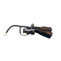 Mazda Bt50 Isuzu Dmax, Right Rear Seat Belt Stalk Only   Black