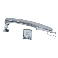 Nissan X Trail Door Handle  Outer  Rh Front  Chrome  Non Push Button Start Type  T31   80640Ca012   Aftermarket