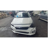 Subaru Impreza G5 Sedan Left Rear Seat Belt Stalk Only